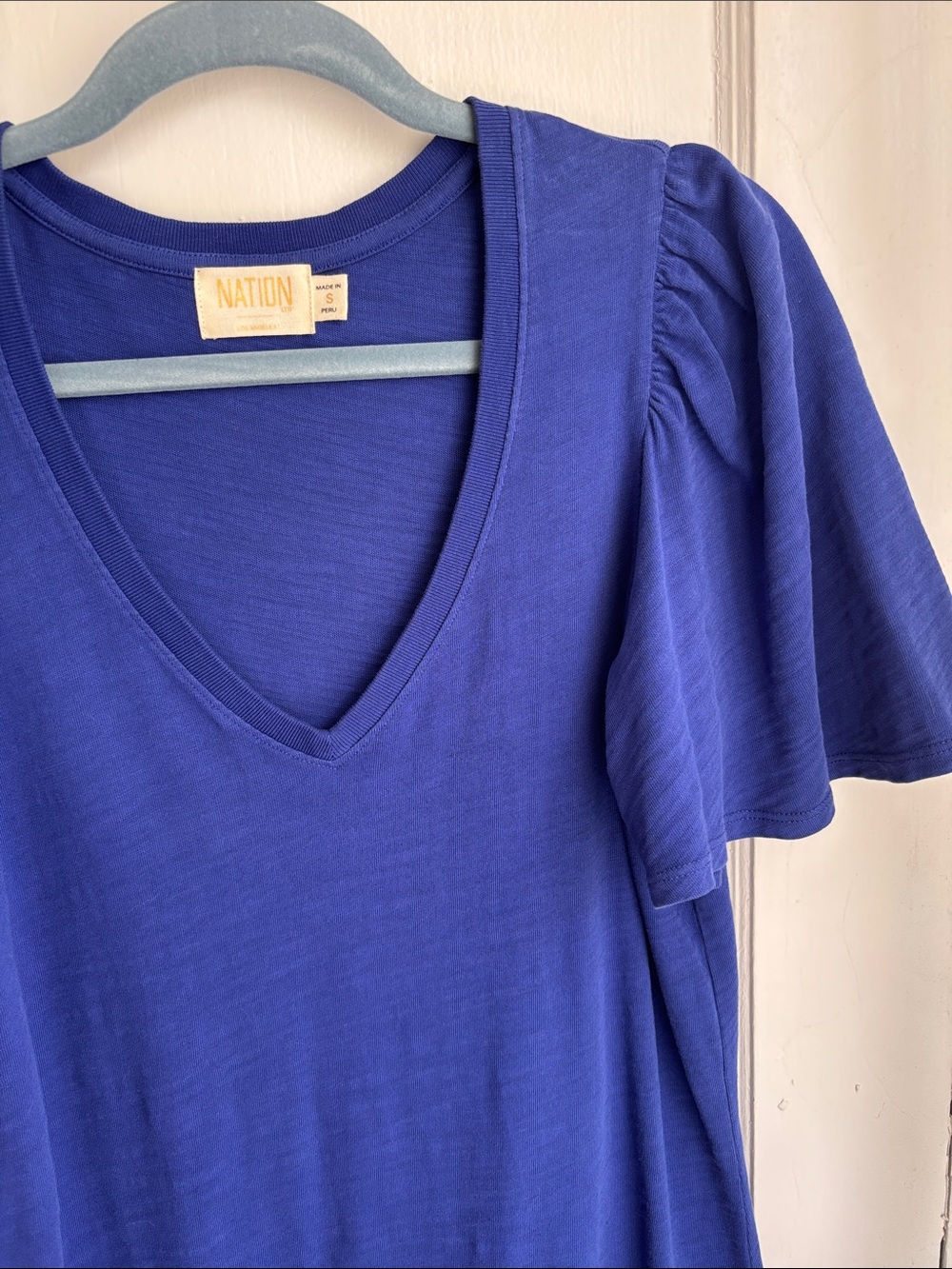 🆕 NATION LTD | Mallory Flutter Sleeve Dress - Picture 4 of 8